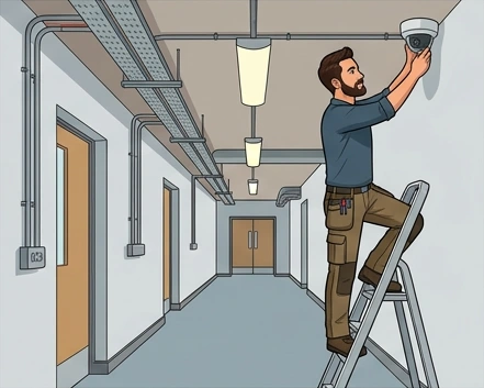 Commercial fire and security maintenance